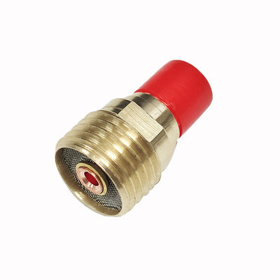 45V 44 2,4 mm TIG soudage Lentille à gaz collecteur de corps pour soudage Type refroidi à l'air / à l'eau