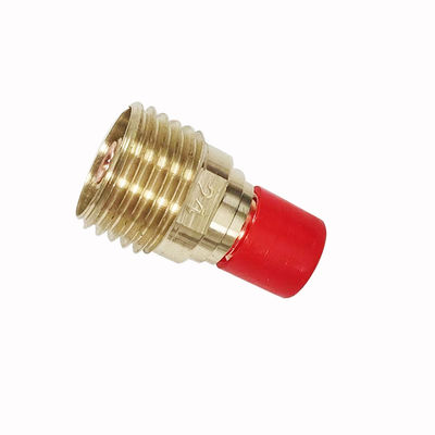 45V 44 2,4 mm TIG soudage Lentille à gaz collecteur de corps pour soudage Type refroidi à l'air / à l'eau