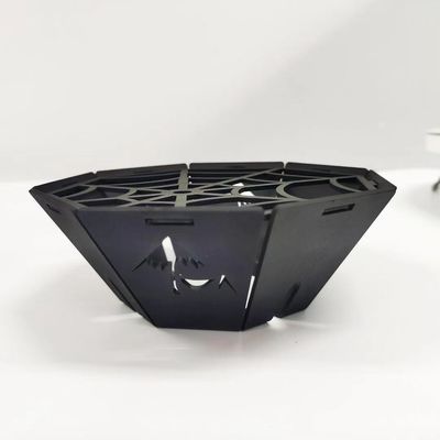 Poêle de camping extérieur anti-rouilleur brûleur de propane noir pour les voyages et les pique-niques