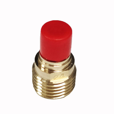 45V 44 2,4 mm TIG soudage Lentille à gaz collecteur de corps pour soudage Type refroidi à l'air / à l'eau