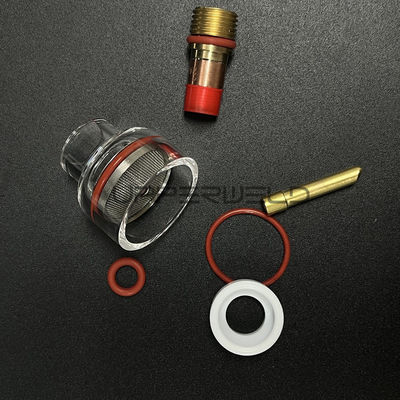 WP17/18/26 53N Kit de torche de soudage TIG 4C332GS 2,4 mm Grandes tailles avec personnalisation OBM