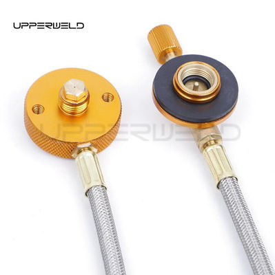 1m soupape de commande de base de cuisinière à gaz Adaptateur de remplissage de butane de propane Cartouche connecteur de réservoir