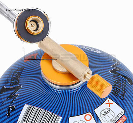 1m soupape de commande de base de cuisinière à gaz Adaptateur de remplissage de butane de propane Cartouche connecteur de réservoir