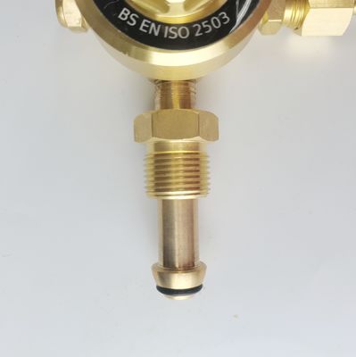 Régulateur de gaz d'argon de style britannique supporté par ODM Double débitmètre de CO2 pour soudage à haute pression Mig Tig