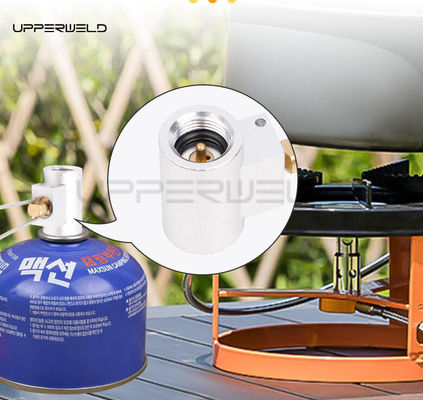 Le connecteur de bouteille de propane est converti en une soupape de cuisinière extérieure