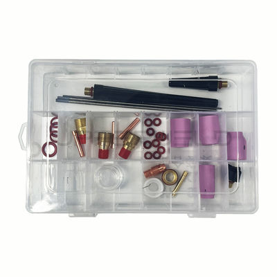 WP9/20 Torche TIG Lentille à gaz Coffret de collecte de lentilles à gaz Kit Buse en céramique Modèle 53N et 13N Série