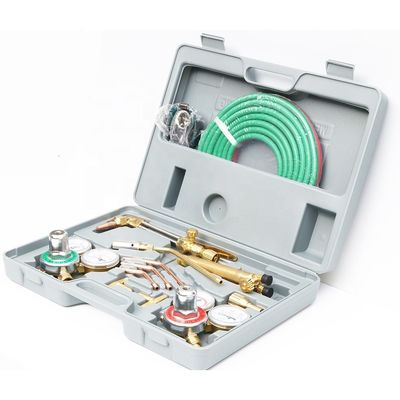 L'acétylène 5/8&quot; connexion supérieure Portable Torche de coupe à l'oxygène et kit de soudage