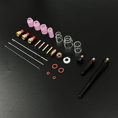 WP9/20 Torche TIG Lentille à gaz Coffret de collecte de lentilles à gaz Kit Buse en céramique Modèle 53N et 13N Série