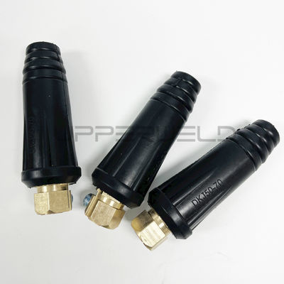 Support personnalisé OEM 50-70EU câble de soudage mâle et femelle connecteurs rapides prise pour machine de soudage