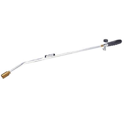 Une lampe à propane polyvalente pour brûler les mauvaises herbes avec un port fileté et un bouton d'allumage supérieur