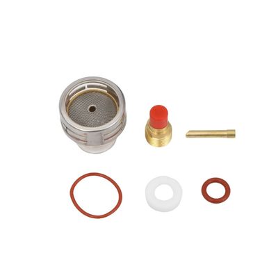 WP9 20 Torche de soudage Kit de tasse en verre Pyrex 16 54NQCN 2.4 mm Lentille à gaz coin de collecte facile