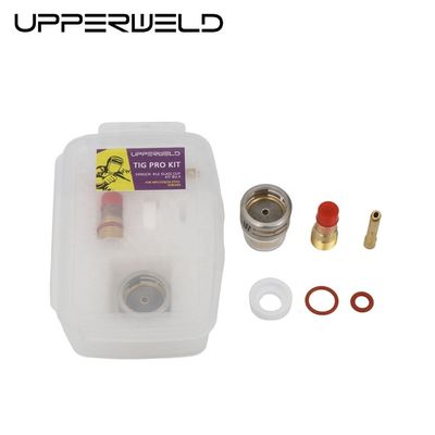Lentille à gaz coussin de collecte Kit de tasse en verre Pyrex 2,4 mm Clear pour WP17 18 26 soudage torche