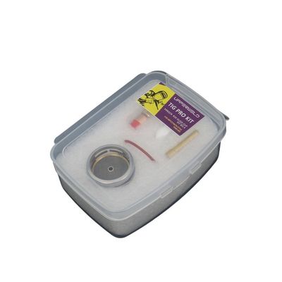 WP17 18 26 Tig Consommables Torche Lentille à gaz Coquille collecte Kit de tasse en verre Pyrex 0,05 kg 2,4 mm