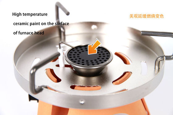 1kg Portable Pot Jet Burner Set Système de poêle à dos et de camping avec tête de poêle