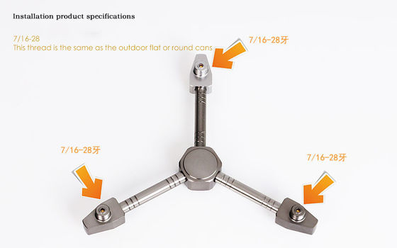 1 kg de convertisseur de tête de poêle de camping extérieur cylindre adaptateur en alliage d'aluminium auto-fermé