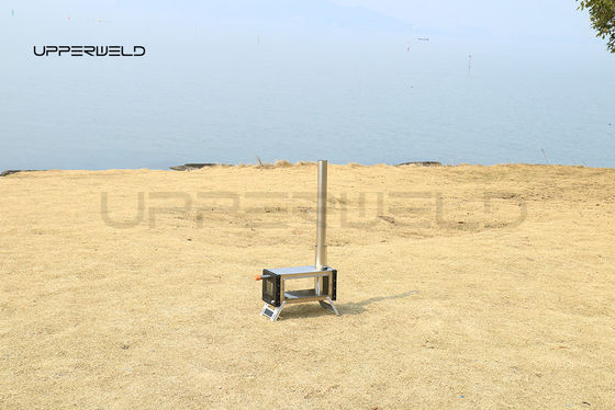 Poêle de chauffage extérieur Portable Poêle pliante au charbon de bois 304 en acier inoxydable pour le camping
