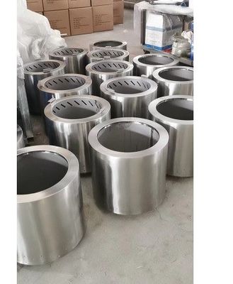 15L Capacité d'argent 304 en acier inoxydable puits de feu portable pour la promotion du chauffage extérieur