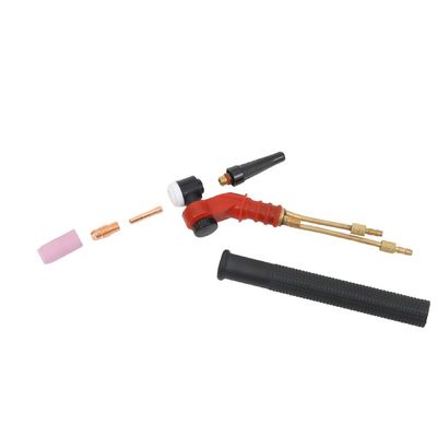 Équipement de soudage noir Accessoires refroidis à l'eau Cou pivotant Tig Tête de torche de soudage NR18
