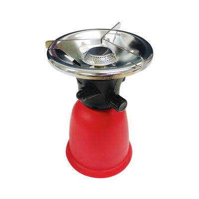 Tête de poêle en acier inoxydable à gaz de propane pour barbecue et camping extérieurs portables