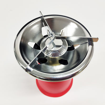 Tête de poêle en acier inoxydable à gaz de propane pour barbecue et camping extérieurs portables