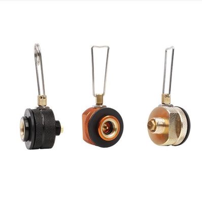 Soutien personnalisé OBM Noir orange Camping Cuisinière brûleurs réservoir de propane Adaptateur de remplissage