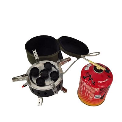 Cuisinière à gaz portable en acier inoxydable de 12 cm, votre parfait compagnon de plein air