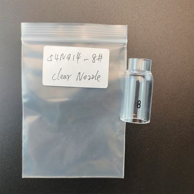 Soutien personnalisé 54NQ14-8 Tig soudage verre transparent tasses pour WP17 18 26 soudage torche