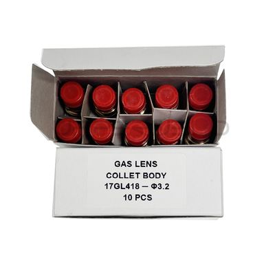 Consommables de soudage pour les torches TIG 17GL116 Lentilles à gaz 10N23S et 10N25S