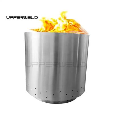 Cuisinière en acier inoxydable pour barbecue extérieure bois Cuisinière sans fumée pour pique-nique camping G.W. 8,2 kg