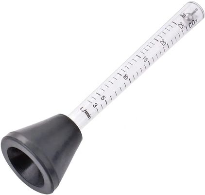 Débitmètre de mesure transparent de 25 ml pour soudeur Mig Tig