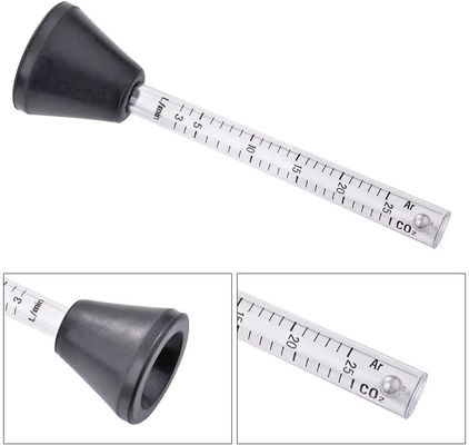Débitmètre de mesure transparent de 25 ml pour soudeur Mig Tig