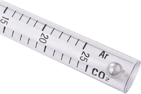 Débitmètre de mesure transparent de 25 ml pour soudeur Mig Tig