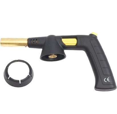 Comme le montre la lampe à chauffage au gaz rechargeable lampe à flamme au butane pistolet de soudage lampe à gaz brûleur de barbecue