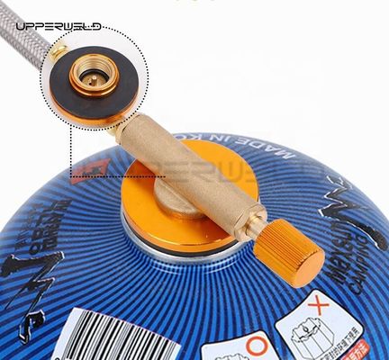 Adaptateur de lampe de poche de chauffage pour camping extérieur pour le câble de raccordement de la soupape de contrôle du réservoir supérieur plat