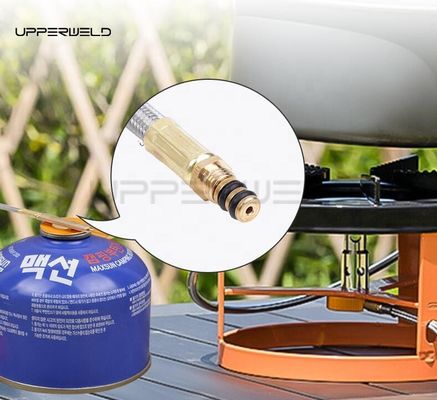 Adaptateur de lampe de poche de chauffage pour camping extérieur pour le câble de raccordement de la soupape de contrôle du réservoir supérieur plat