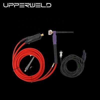 Support personnalisé ODM WT125 TIG Torche de soudage avec tasse en verre câble rouge et lentille à gaz
