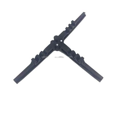 Mise à niveau du support triangulaire en plastique pour les accessoires de poêle à support de réservoir de gaz de butane compact