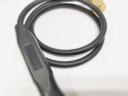 Mappée de contrôle de la flamme réglable supérieure en or noir/lampe à propane avec détente et tuyau