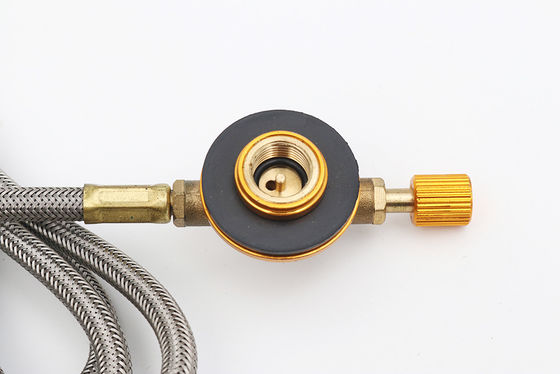 tuyau d'adaptateur de gaz extérieur pour le camping tuyau de cuisinière de feu de démarrage soupape de remplissage Adaptateur de barbecue
