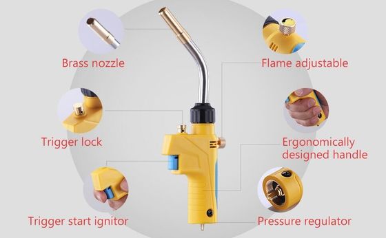 ODM personnalisé déclencheur supérieur démarrer le propane souffler MAPP lampe à gaz pour le soudage et le brasage