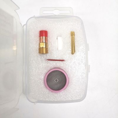 WP17 18 26 Tig Consommables Torche Lentille à gaz Cygne Collecte Champagne Buse 53NACN Kit