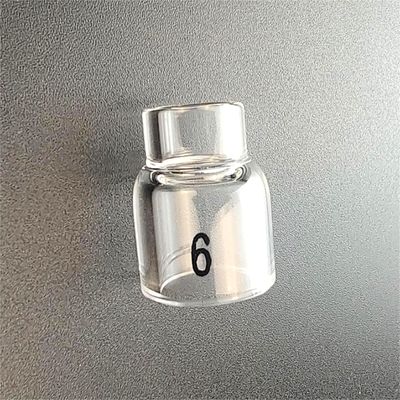 Appui OEM UPPERWELD 13NQ10-6 Douille en verre transparent Tig Accessoires pour la torche de soudage