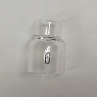 UPPERWELD 53NQ60-6 Buse en verre transparent pour la torche de soudage Tig