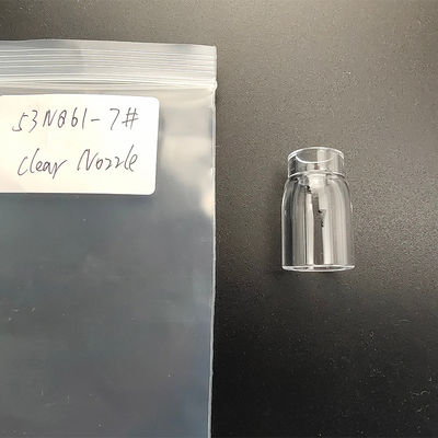 Le solde supérieur 53NQ61-7 Tig Torche de soudage Accessoire Buse en verre transparent pour soudage Tig