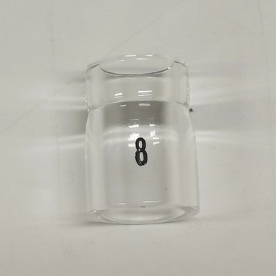 UPPERWELD 53NQ61S-8 Douille en verre transparent Tig Accessoire de lampe de poche pour une meilleure couverture du gaz