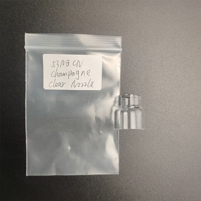 Une buse en verre transparent pour une meilleure couverture des gaz dans la torche de soudage Tig par UPPERWELD 53NQCN