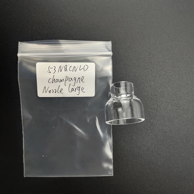 Coupe à quartz clair pour soudage à tiges de précision