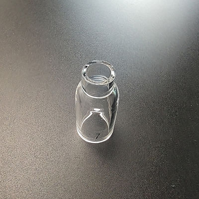 Soudure à l'aide d'une buse de verre à quartz transparent