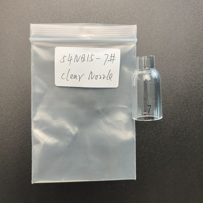 Soudure à l'aide d'une buse de verre à quartz transparent