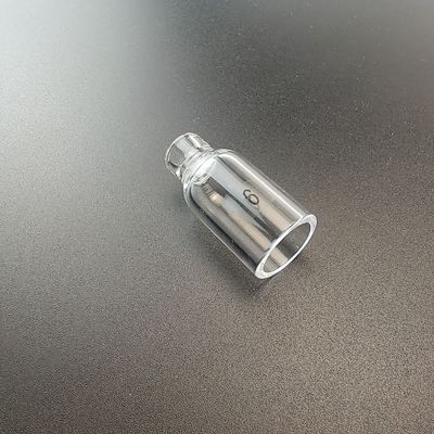 Nozzle de verre transparent et tasses de quartz UPPERWELD 54NQ16-6 pour la précision de la torche de soudage Tig